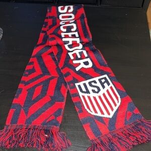 Ruffneck USA Soccer long scarf‎ blue red unisex